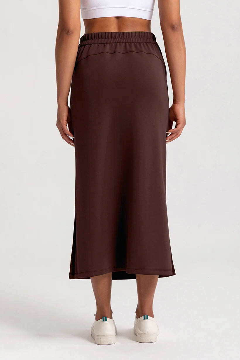 Avrane Tabitha Straight Midi Skirt