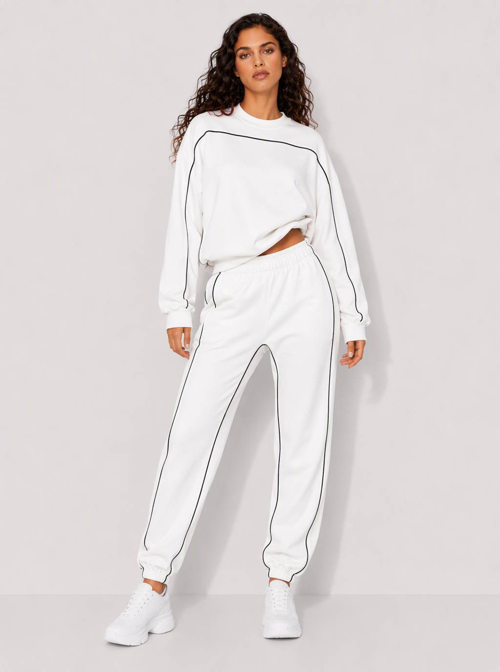 Avrane The Alana Contrast-Piped Set