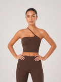 Avrane The Lorelei One-Shoulder Top - women's asymmetric one-shoulder cropped tank