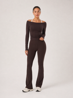 Avrane The Ilaria Twist-Back Top - women's convertible open-back long-sleeve top