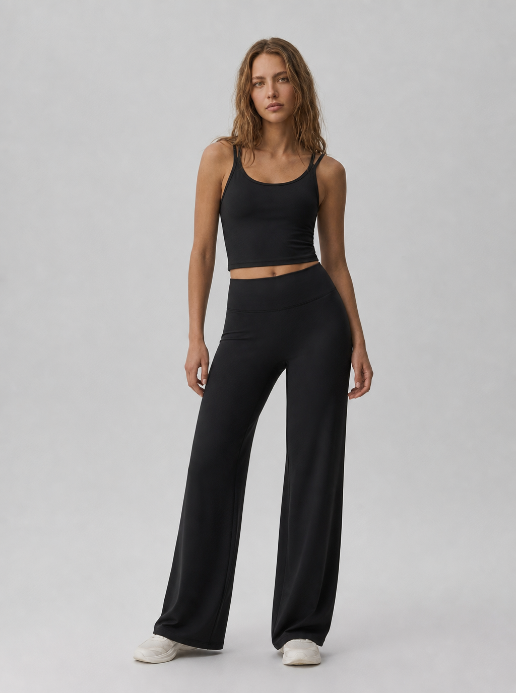 Avrane The Isolde Double-Strap Cami Top - women's fitted scoop-neck crop cami
