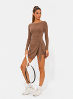 Avrane The Etta Wrap Pleated Dress