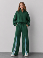 Avrane The Madeline Wide-Leg Track Set