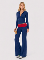 Avrane The Adeline Contrast-Trim Set