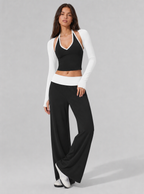 Avrane The Natalie Layered Wide-Leg Set