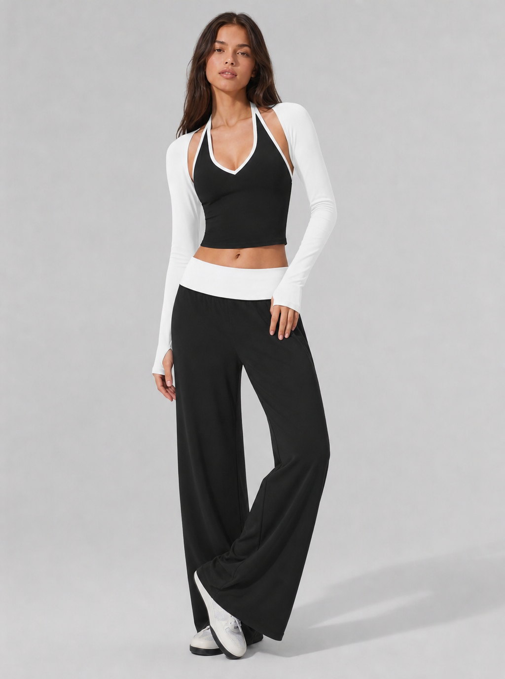 Avrane The Natalie Layered Wide-Leg Set