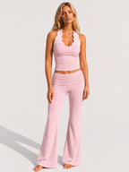 Avrane The Selene Scalloped Halter Top