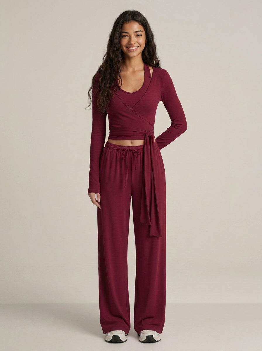 Avrane Yasmin Wrap Two-Piece Set