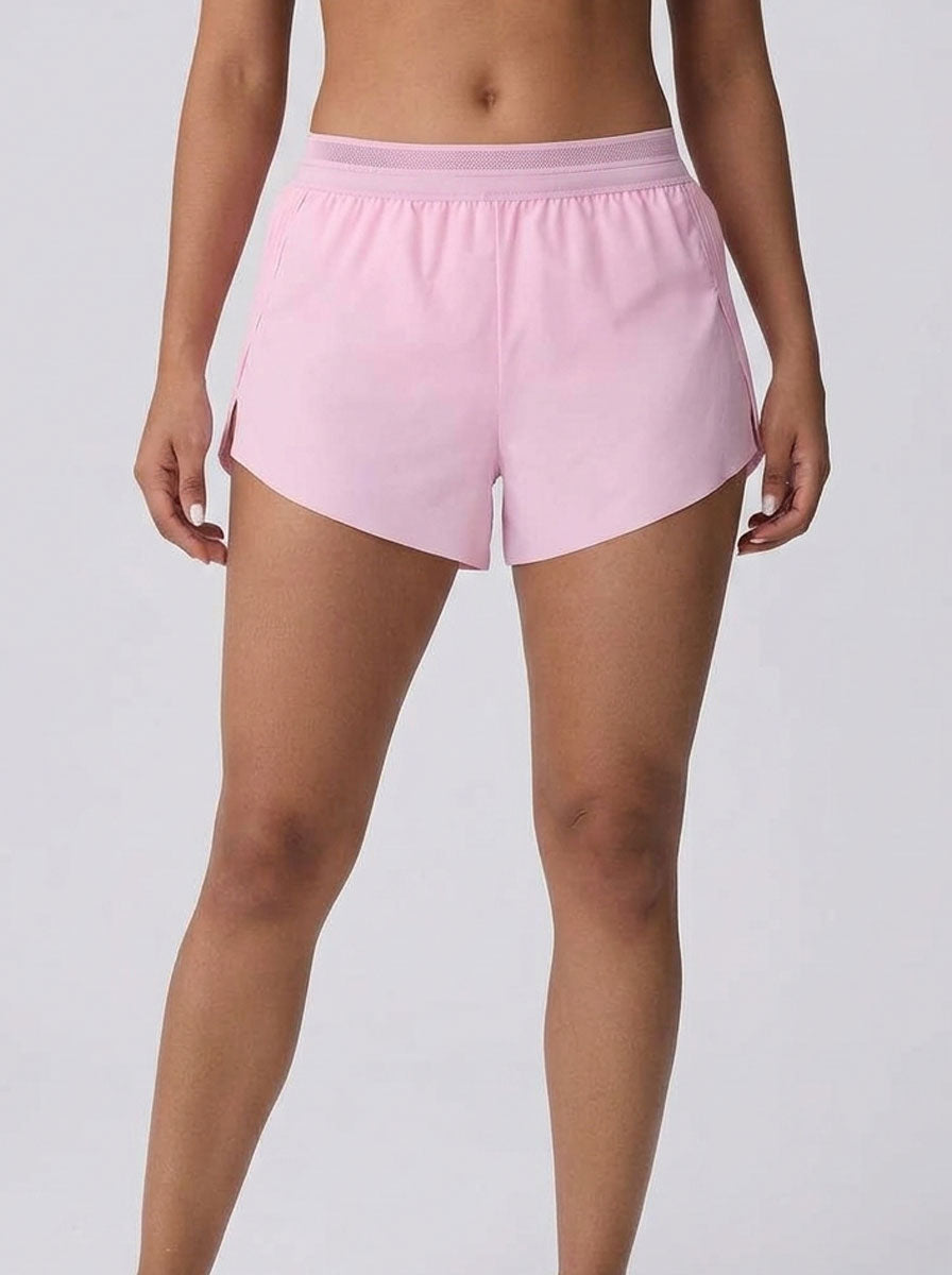 Avrane The Greer Pleated Liner Bottom - women's side-split shorts with built-in liner
