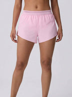 Avrane The Greer Pleated Liner Bottom - women's side-split shorts with built-in liner