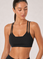 Avrane The Sidonie Layered-Strap Top - women's double-strap cropped performance top