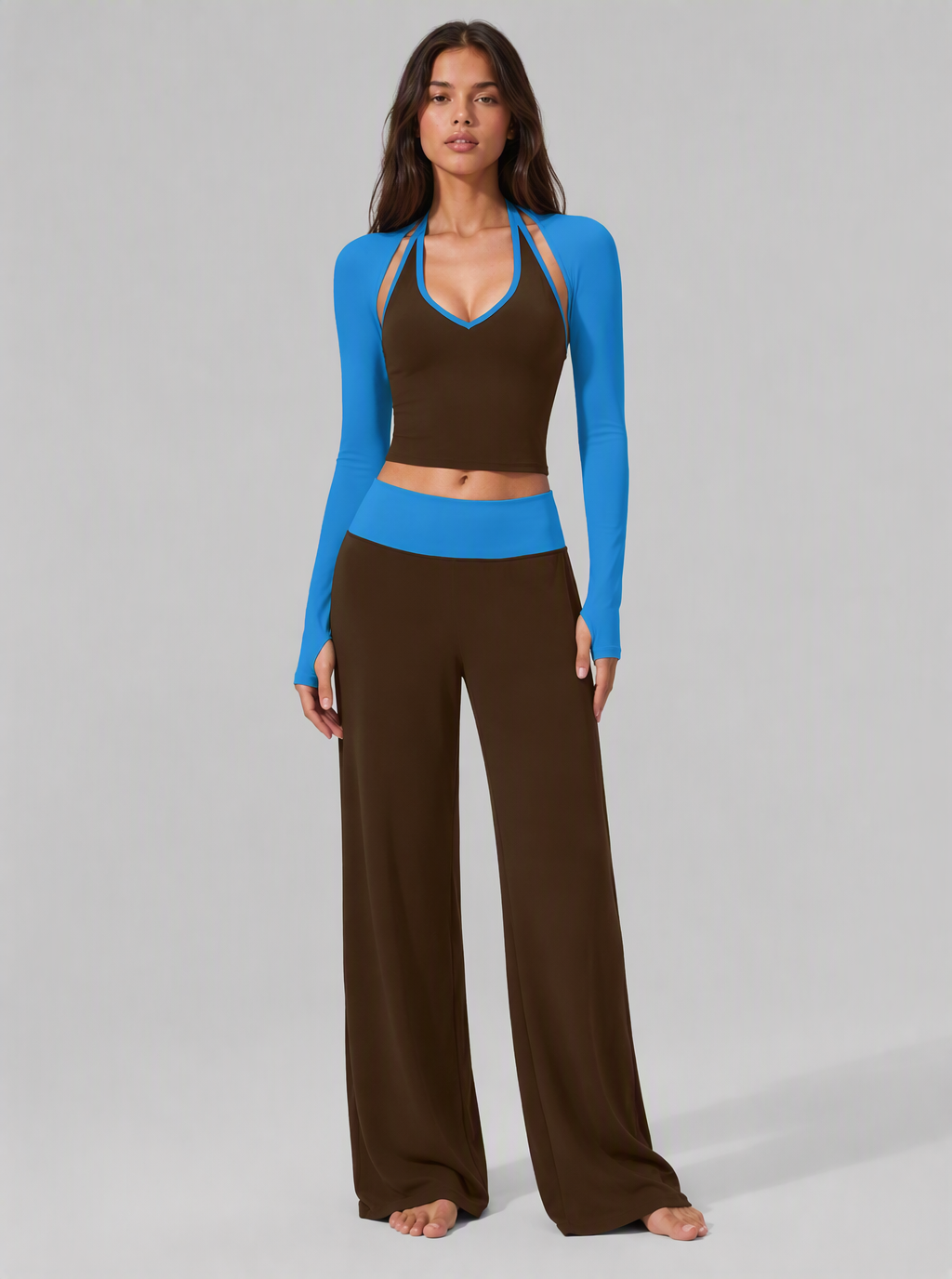 Avrane The Natalie Layered Wide-Leg Set