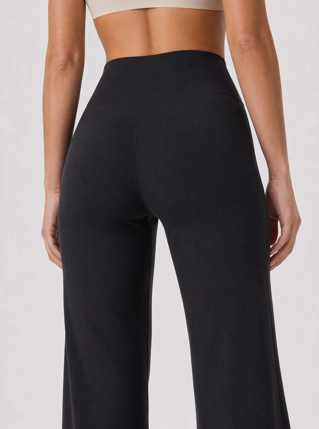 Avrane The Zinnia Wide-Leg Bottom - women's high-rise full-length wide-leg pants