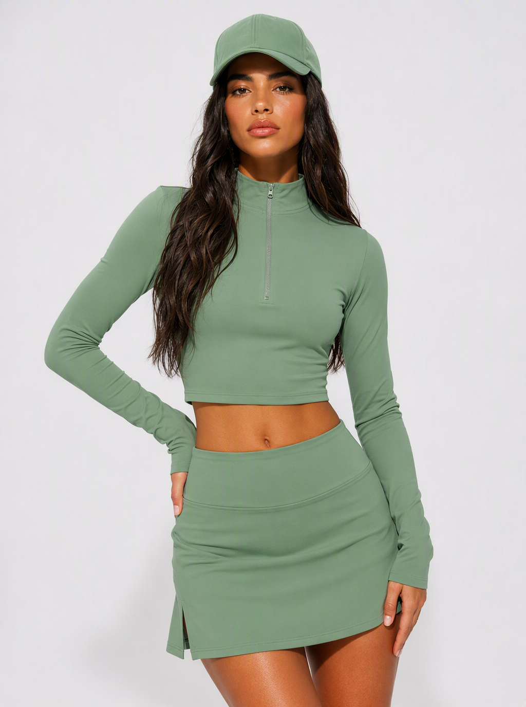 Avrane The Eleanor Half-Zip Court Set Secondary image