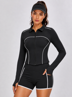 Avrane Romy Colorblock Pocket Active Set - women's colorblock performance set with pockets