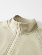 Avrane Rylee Short Sleeve Zip Jacket Top