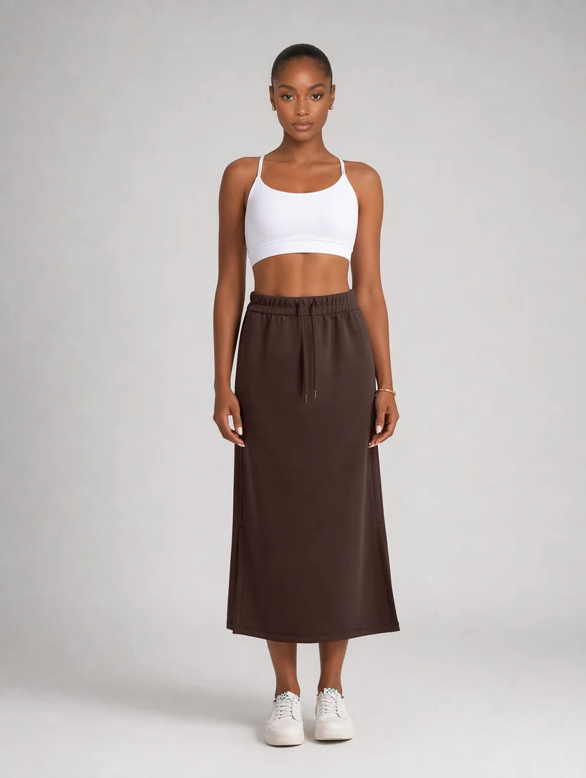 Avrane Tabitha Straight Midi Skirt